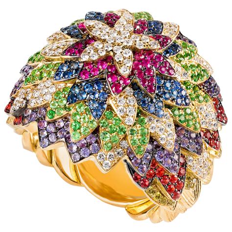 chanel multi stone fine jewelry ring|Chanel rings for women.